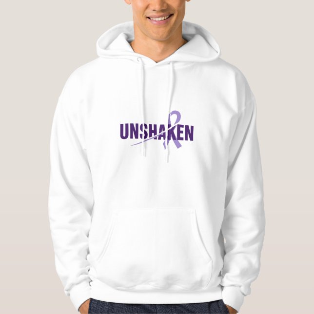 Veste À Capuche INÉBRANLABLE – Conception de la Journée violette d (Devant)
