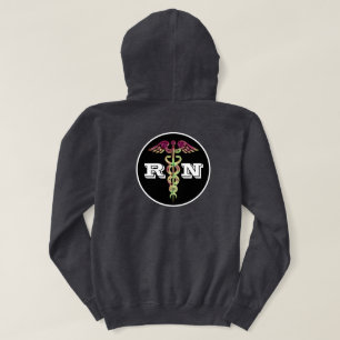 Veste À Capuche Infirmière autorisée pour hommes RN Caduceus Infir