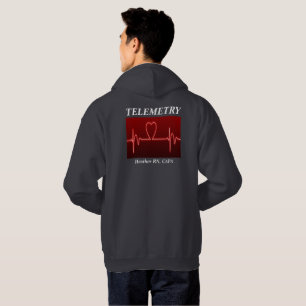 Veste À Capuche Infirmière autorisée, unité, personnaliser, nom, r