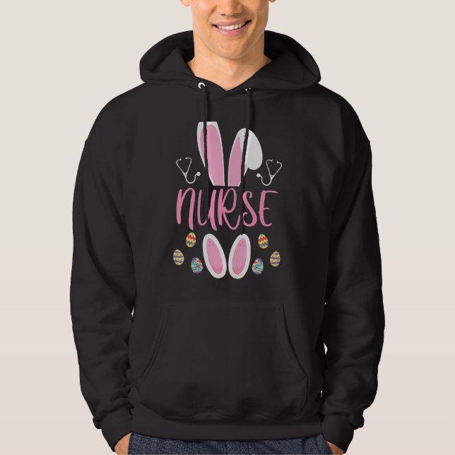 Veste À Capuche Infirmière Chasse aux Oeufs de Pâques Rabbit Rn Jo (Devant)