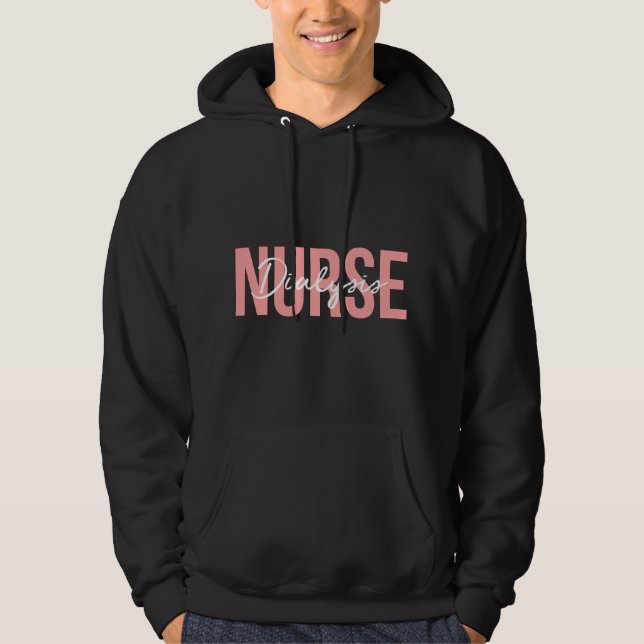 Veste À Capuche Infirmière de dialyse Néphrologie Soins infirmiers (Devant)