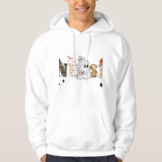 Veste À Capuche infirmière d'Halloween (Devant)