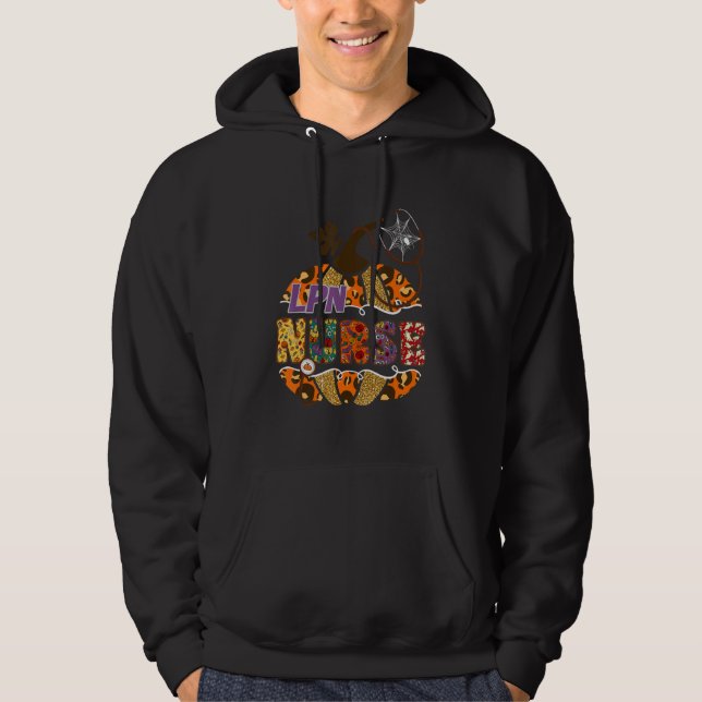 Veste À Capuche Infirmière Lpn Stethoscope Infirmière Halloween Ci (Devant)