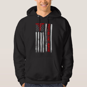 Veste À Capuche Infirmière psychiatrique Drapeau américain Rn Sant