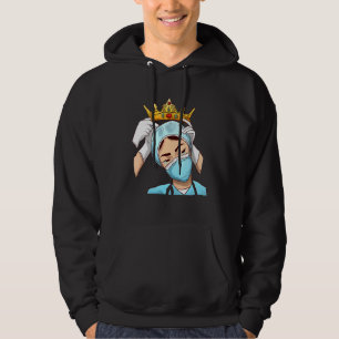Veste À Capuche Infirmière sauveteurs Princesse Reine Respect Femm