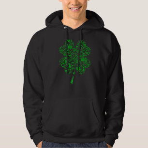 Veste À Capuche Infirmière shamrock Jour de la Saint Patrick Infir