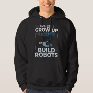 Veste À Capuche Ingénieur en robotique Logiciel Construisant des r