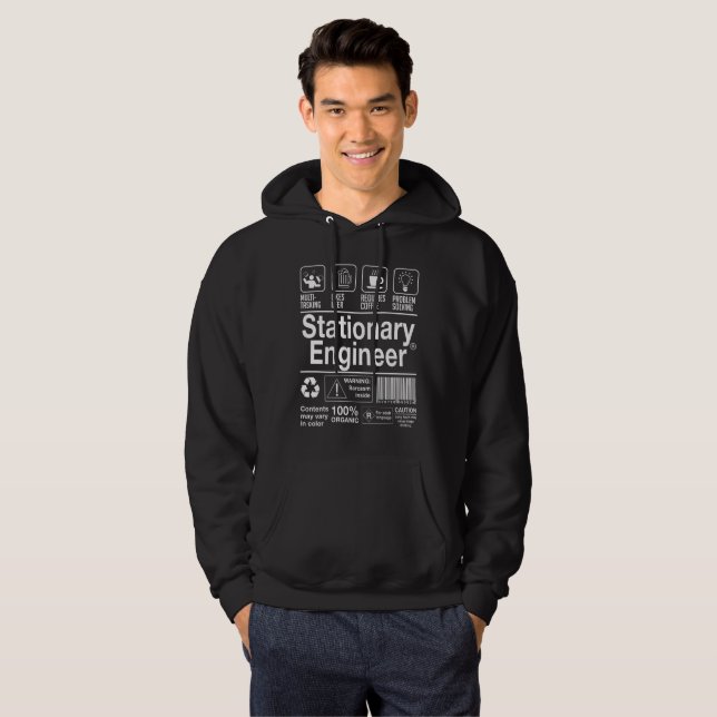 Veste À Capuche Ingénieur stationnaire (Devant entier)