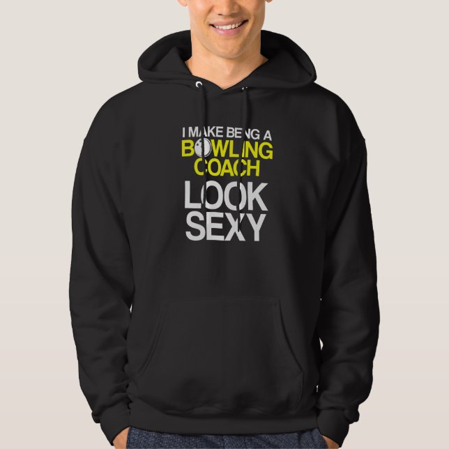 Veste À Capuche Instructeur d'équipe de Bowling Coach Player 33 (Devant)