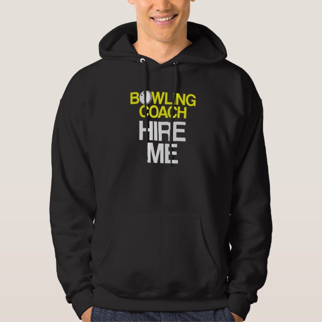 Veste À Capuche Instructeur d'équipe de Bowling Coach Player 38 (Devant)