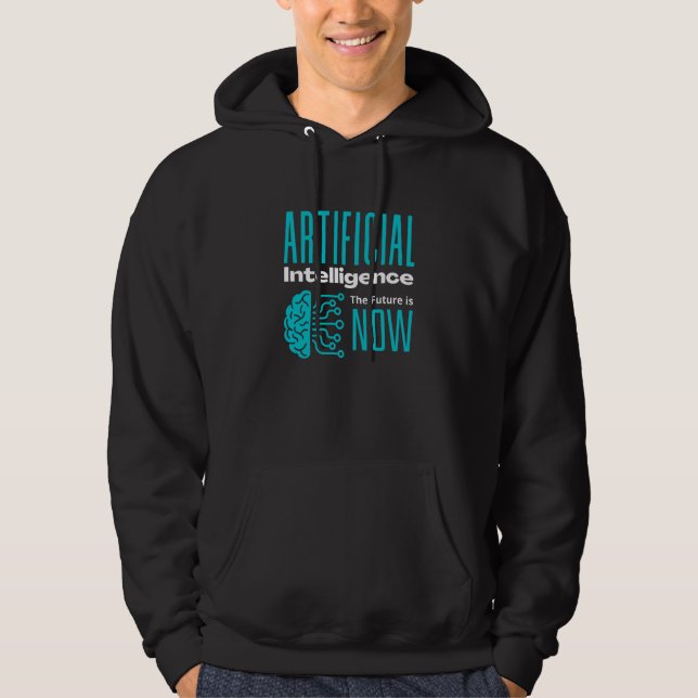 Veste À Capuche Intelligence Artificielle IA (Devant)