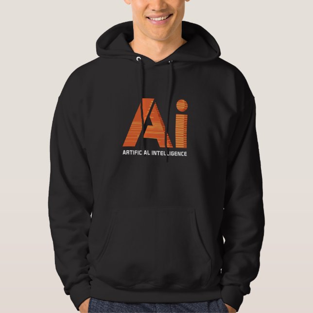 Veste À Capuche Intelligence artificielle IA Informatique Enthu (Devant)
