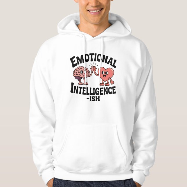 Veste À Capuche Intelligence Émotionnelle-ish | Humeur de Sagesse  (Devant)