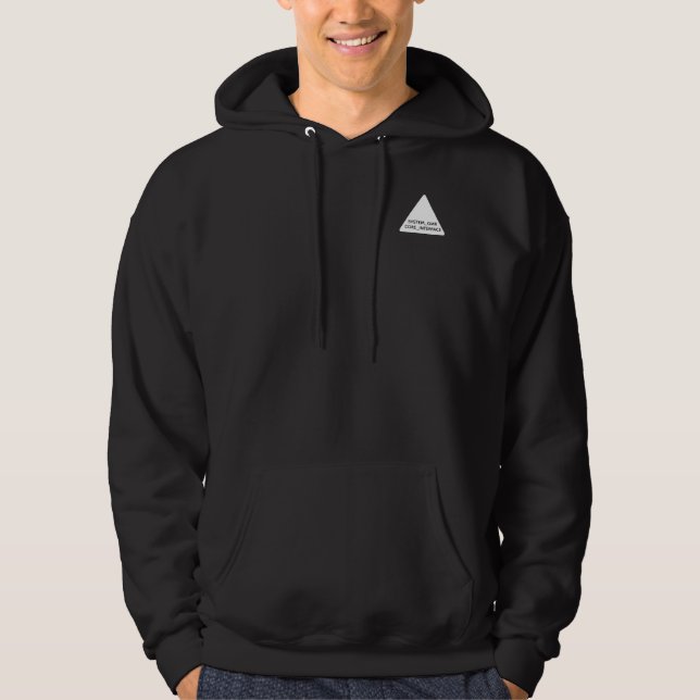 Veste À Capuche Interface neuronal Cyberpunk Power Core Gaming  (Devant)