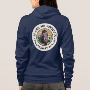 Veste À Capuche Interrogez-moi sur la biologie évolutive Woolly Ma