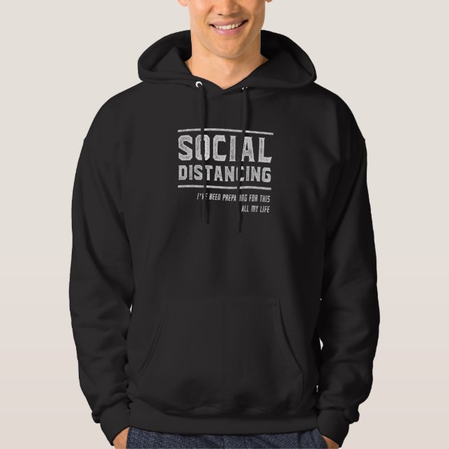 Veste À Capuche Introduction antisociale (Devant)