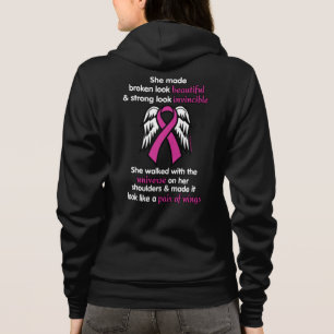Veste À Capuche Invincible/Son...Cancer du sein