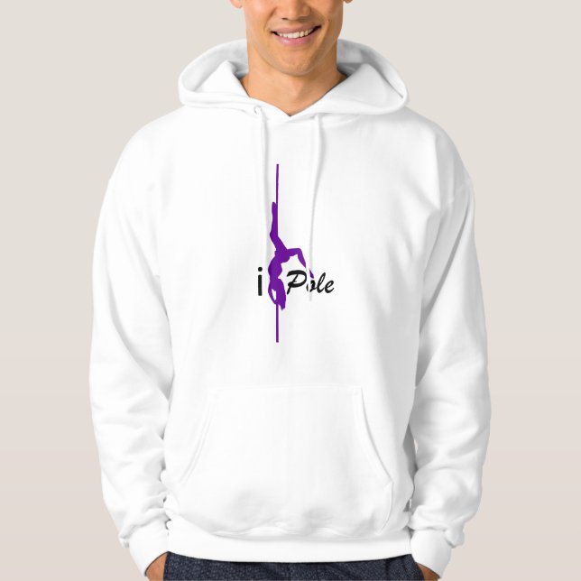 Veste À Capuche iPole pourpre/noir (Devant)