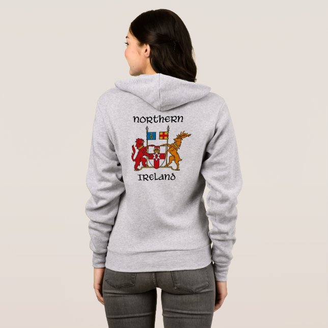 Veste À Capuche IRLANDE DU NORD - Irlandais (Dos entier)
