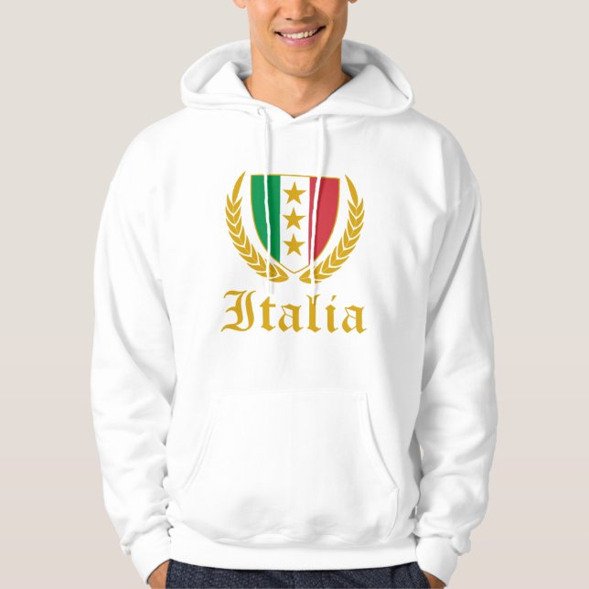 Veste À Capuche Italia Crest (Devant)