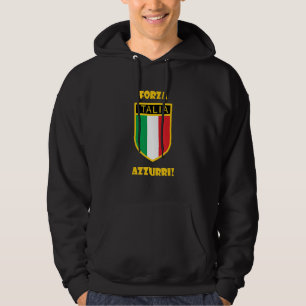 Veste À Capuche Italie Italia Sport Rétro Vintage Maillot Forza Az