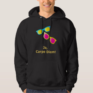 Veste À Capuche Ja Carpe Diem Saisir Les Lunettes De Soleil Du Jou