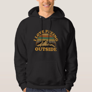 Veste À Capuche J'adore faire pipi dehors humour Camping Randonnée