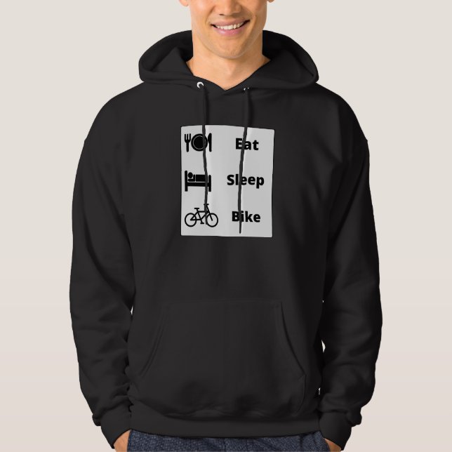Veste À Capuche J'adore le cyclisme  (Devant)