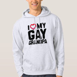 VESTE À CAPUCHE J'ADORE MON GAY GRANDPA -
