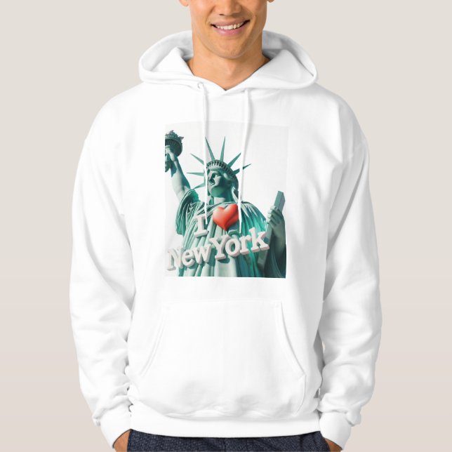 Veste À Capuche J'adore New York (Devant)