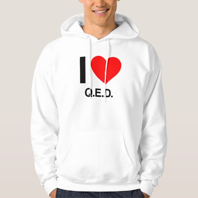 Veste À Capuche j'adore q.e.d. (Devant)