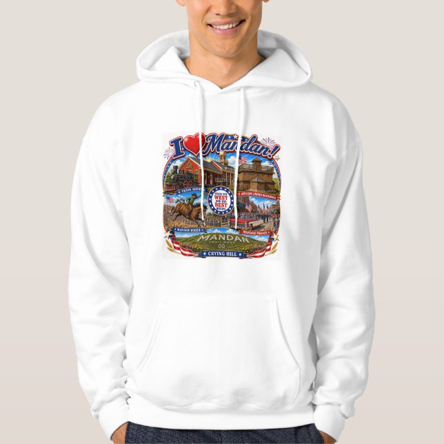 Veste À Capuche J'ADORE Sweatshirt Mandan (Devant)