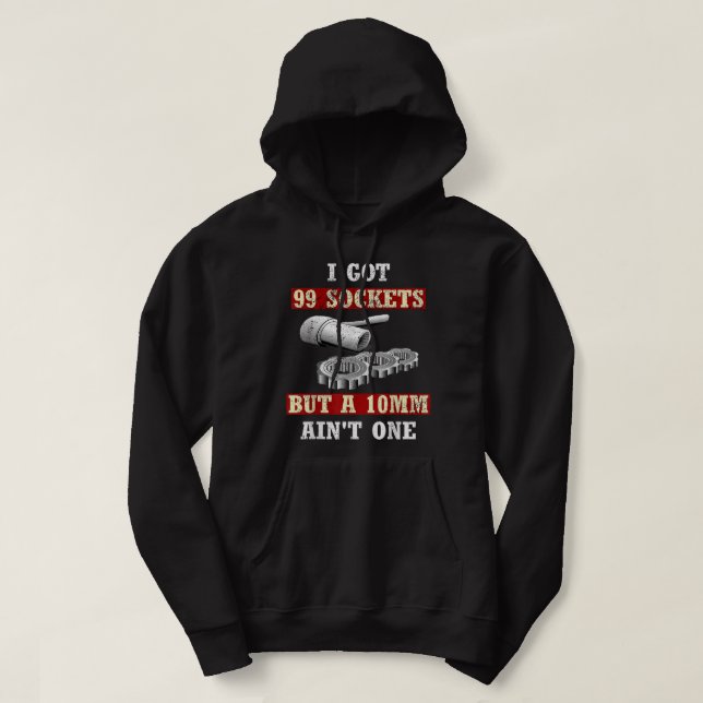 Veste À Capuche J'ai 99 Douilles Mais Pas De 10mm (Design devant)