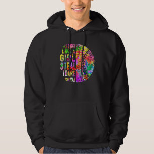 Veste À Capuche J'Ai Attrapé Comme Une Fille Voler J'Ose Ya Softba