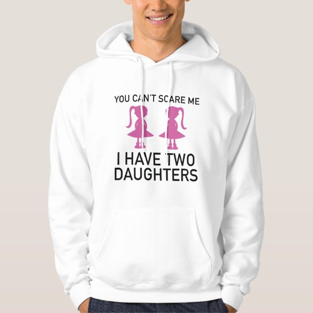 Veste À Capuche J'Ai Deux Filles (Devant)
