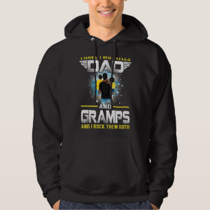 Veste À Capuche J'Ai Deux Titres Papa Et Gramps Pour La Fête des p