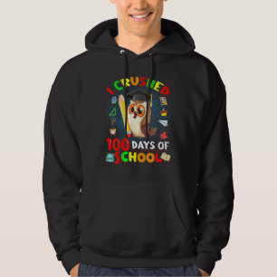 Veste À Capuche J'Ai Écrasé 100 Jours De Chouette D'École 100E Jou