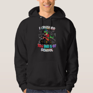 Veste À Capuche J'ai écrasé 100 jours de l'école Dinosaur garçons