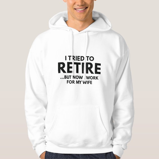 Veste À Capuche J'Ai Essayé De Me Retirer (Devant)