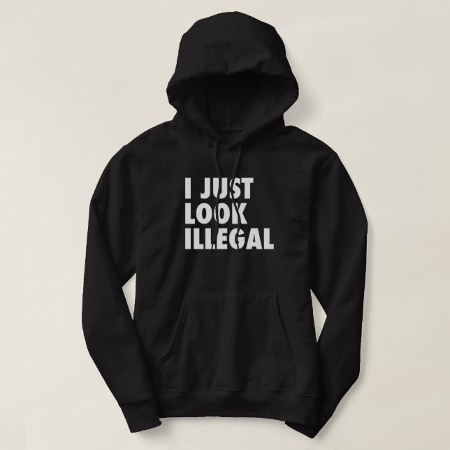 Veste À Capuche J'Ai Juste L'Air Illégale (Design devant)