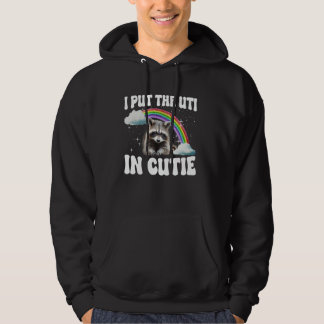 Veste À Capuche J'ai mis l'UTI dans Cutie Raccoon