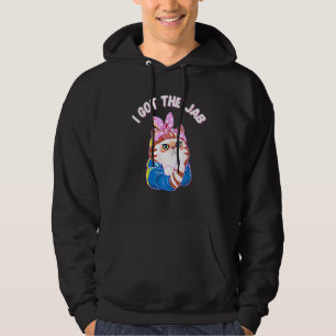 Veste À Capuche J'Ai Obtenu Le Vaccin Pour Vaccin Contre Les Chats