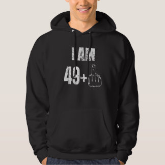 Veste À Capuche J'ai plus de 49 ans Doigt moyen le plus 50e annive