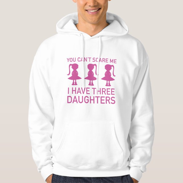 Veste À Capuche J'Ai Trois Filles (Devant)
