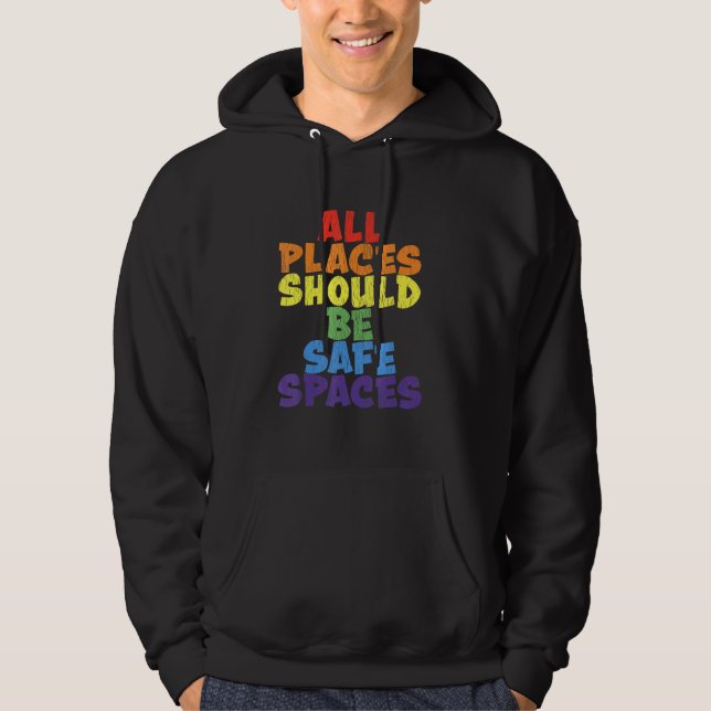 Veste À Capuche J'Ai Un Allié En Moi Pride Transgenre Lesbian Gay  (Devant)