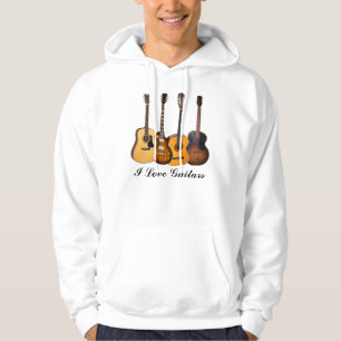 VESTE À CAPUCHE J'AIME DES GUITARES