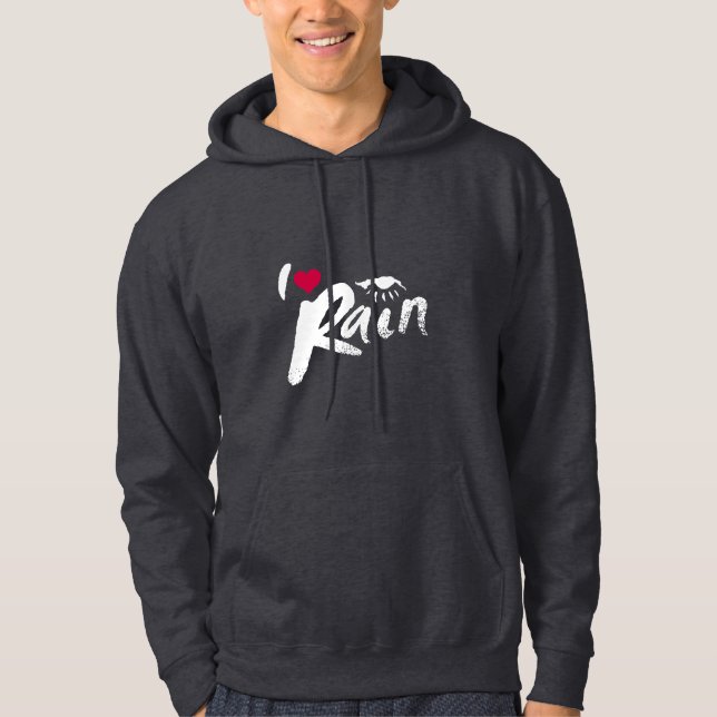 Veste À Capuche J'aime la pluie (Devant)
