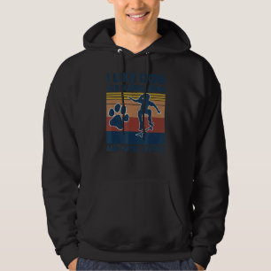 Veste À Capuche J'Aime Le Chien Et Le Skateboard Et 3 Personnes Ch
