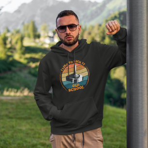 Veste À Capuche J'aime le lancer Old School - Retro Gamer