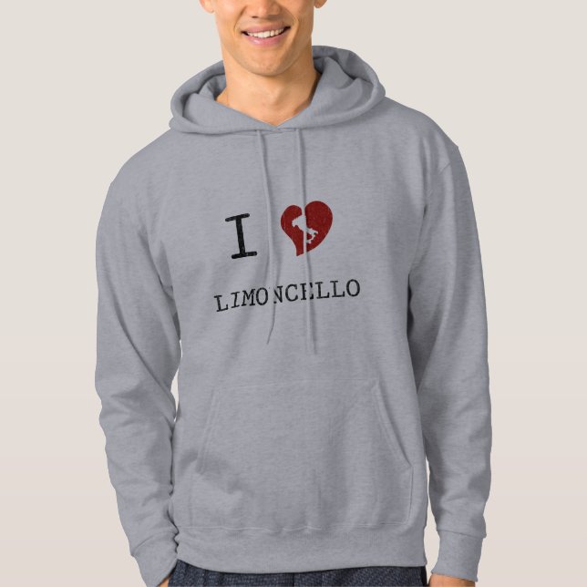 Veste À Capuche J'aime le Limoncello (Devant)